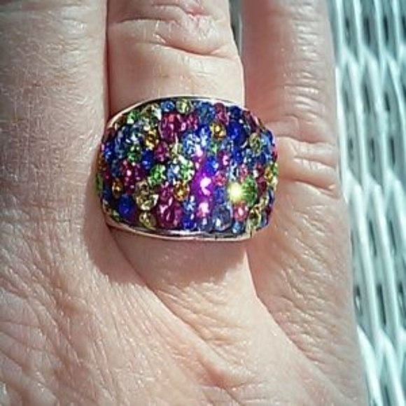 crystal-ogy Jewelry - Crystal-ogy Silver and Crystal Ring